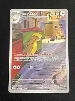 Gumshoos 153/132 IR Mega Evolutions English Pokemon Card - MINT - Image 1