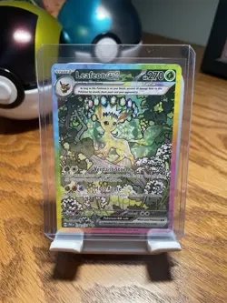 Leafeon EX Sir 144/131 Pokemon TCG Prismatic Evolutions Card Mint Condition - Image 1