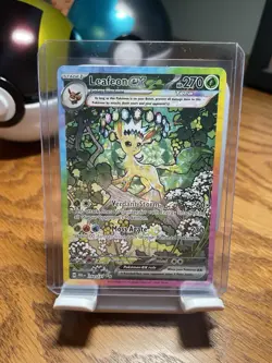 Leafeon EX Sir 144/131 Pokemon TCG Prismatic Evolutions Card Mint Condition - Image 2