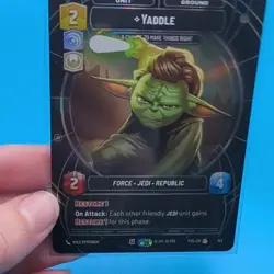 Yaddle - Sectors Qualifier Promo Card - Star Wars Unlimited - Image 2