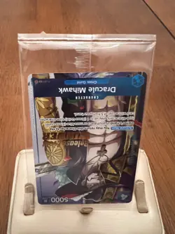 One Piece TCG Dracule Mihawk P-081 P Foil Card Winner Release Event English - Image 5