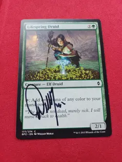 Lifespring Druid Signed by William Murai Magic the Gathering - Image 1