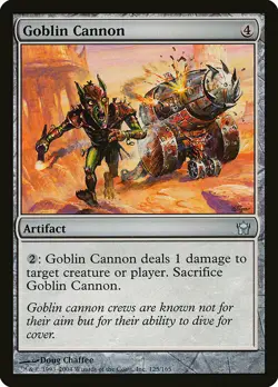 1x Goblin Cannon - NM English MTG - Fifth Dawn - Image 1