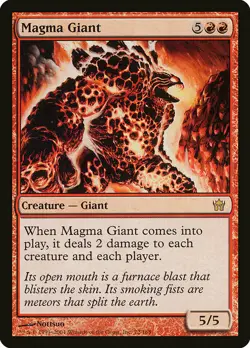 1x Magma Giant - NM English MTG - Fifth Dawn - Image 1