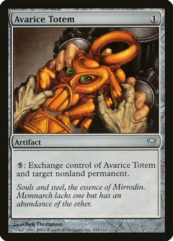 1x Avarice Totem - NM English MTG - Fifth Dawn - Image 1