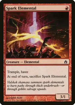 1x Spark Elemental - NM English MTG - Fifth Dawn - Image 1
