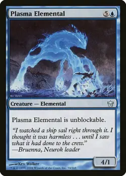 1x Plasma Elemental - NM English MTG - Fifth Dawn - Image 1