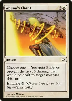 1x Abuna's Chant - NM English MTG - Fifth Dawn - Image 1