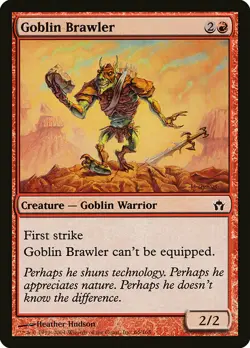 1x Goblin Brawler - NM English MTG - Fifth Dawn - Image 1