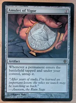 MTG - Amulet of Vigor - WWK (NM+) - Image 1