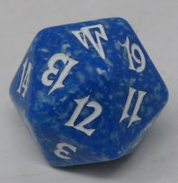 Magic the Gathering Coldsnap Blue Spindown Dice - Image 1