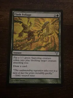 Flash Foliage 85/180 Dissension MTG Magic The Gathering D8204* - Image 1