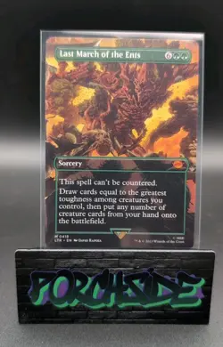 MTG Last March of the Ents (Borderless) Universes Beyond: the Lord of the Rings - Image 1