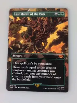 MTG Last March of the Ents (Borderless) Universes Beyond: the Lord of the Rings - Image 3