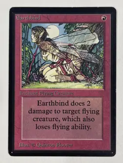 Earthbind Alpha MP Moderate Play MTG Magic The Gathering - Image 1