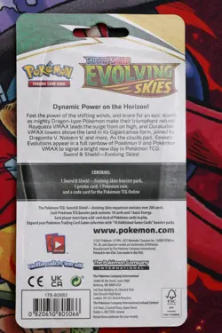Pokemon TCG Evolving Skies Checklane Blister Pack with Eevee Promo SEALED - Image 2