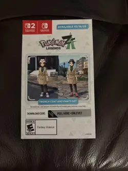 Pokemon Legends ZA trench coat and pants set code *Direct code sent message * - Image 1