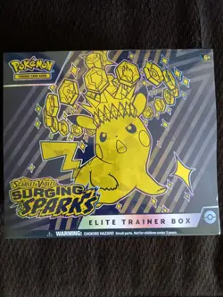 Pokemon Scarlet & Violet Surging Sparks Elite Trainer Box ETB (New Sealed) - Image 1