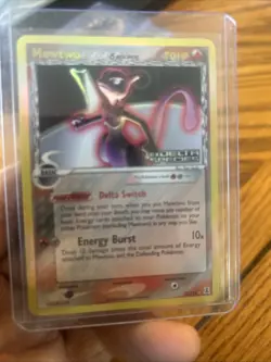 Pokemon TCG Mewtwo Delta Species EX Delta Species 12/113 Reverse Holo - Image 1