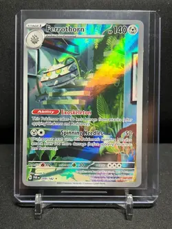 Ferrothorn 209/182 IR Illustration Rare Holo Pokemon 2023 Paradox Rift NM - Image 1