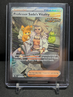 Professor Sada's Vitality 256/182 Ultra Rare Holo Pokemon 2023 Paradox Rift NM - Image 1