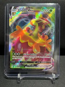 Flapple VMAX 019/163 Ultra Rare Holo Pokemon 2021 Battle Styles NM - Image 1