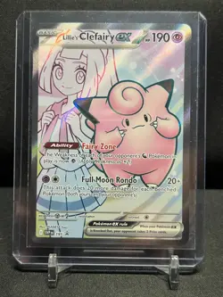 Lillie's Clefairy ex SVP195 Black Star Promo Pokemon 2025 Scarlet & Violet LP - Image 1