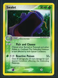 Swalot 8/100 Holo Rare Pokemon 2006 EX Crystal Guardians - NM - Image 1