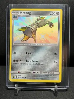 Metang SV31/SV94 Shiny Vault Rare Holo Pokemon 2019 Hidden Fates NM - Image 1