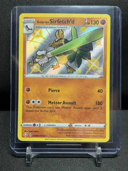 Galarian Sirfetch'd SV064/SV122 Shiny Vault Holo Pokemon 2021 Shining Fates - NM - Image 1