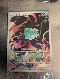 Pokemon Bulbasaur 133/132 Stamped Sealed Mega Evolution - NM - Image 1