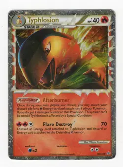 2010 Pokemon Typhlosion Prime #HGSS09 BlackStar Promo Holo HP/DAMAGED (See Desc) - Image 1