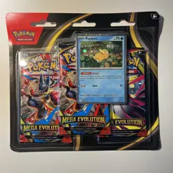 Pokemon TCG Mega Evolution 3 Pack Blister Psyduck | Foil Promo + 3 Booster Packs - Image 1