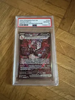 Pokemon PSA 10 Charizard ex 234/091 | Paldean Fates | Gem MT | English - Image 1