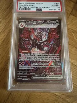 Pokemon PSA 10 Charizard ex 234/091 | Paldean Fates | Gem MT | English - Image 2