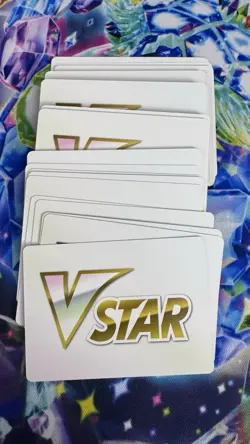 Lot 30 x VSTAR Card Markers Pokemon TCG Cards Bulk White V Star Set Collection - Image 1