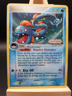 Pokemon Reverse Foil Card - Huntail 18/92 (Ex Legend Maker) - Image 1