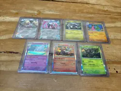 Lot Of 7 Surging Sparks 2024 Reverse Holo Rare Pokemon TCG Cards - Image 1