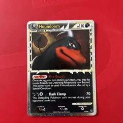 Pokemon Houndoom Prime Card 82/90 Holo, Undaunted Ultra Rare - Image 1