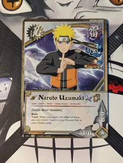 Naruto Uzumaki - 1641 - Ultimate Ninja Storm 3 - Naruto CCG TCG Bandai Card - Image 1