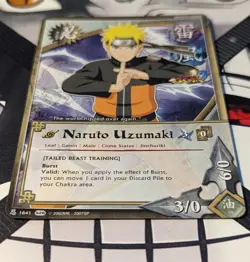 Naruto Uzumaki - 1641 - Ultimate Ninja Storm 3 - Naruto CCG TCG Bandai Card - Image 4