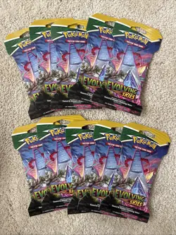 EMPTY Evolving Skies Sleeved Booster Pack Duraludon No Cards Price For ONE Pack - Image 3