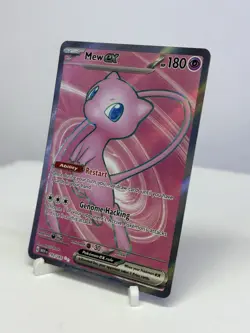Pokemon Mew EX TCG Scarlet & Violet Full Art Holo Ultra Rare Card 193/165 NM - Image 3