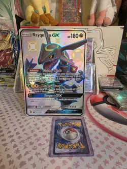 Rayquaza GX JUMBO 177a/168 PROMO Hidden Fates Oversized Pokemon Card LP - Image 1