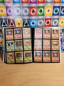Pokemon Binder Collection Vintage Pokemon Cards Full Arts Dark Jolteon - Image 1