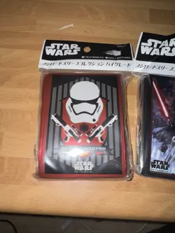 Star Wars weiss schwarz Penny Sleeves Raw Storage Box Card Dividers psa bgs set - Image 2