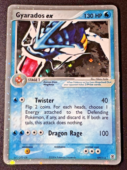 Gyarados ex 109/112 EX FireRed & LeafGreen Pokemon Card Holo Foil Rare HP - Image 1