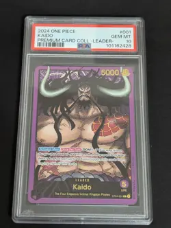 One Piece Card Game Promo Kaido ST04-001 Premium Card Leader Collection - Image 1