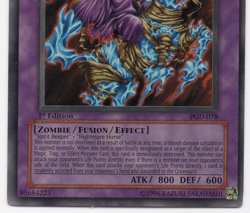 Yugioh! Reaper on the Nightmare PGD-078 Super Rare 1st Edition NM Card - Image 5