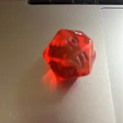 MTG OVERSIZED Blood Red D20 Spindown Life Counter Innistrad Crimson Vow - Image 4